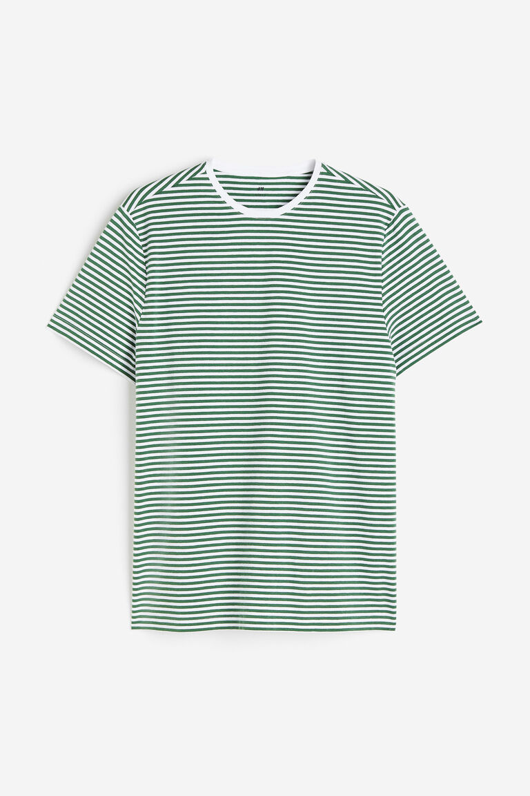 SLIM FIT  ROUND NECK T-SHIRT GO STAG