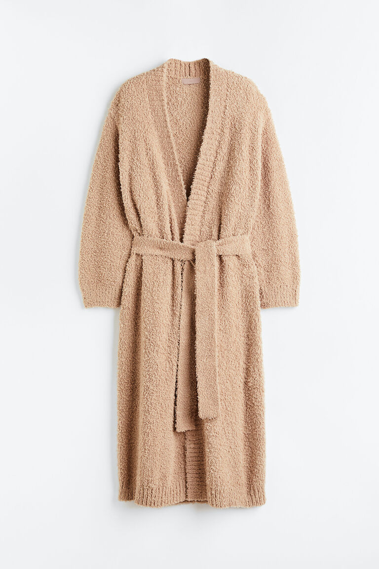 Fluffy dressing gown