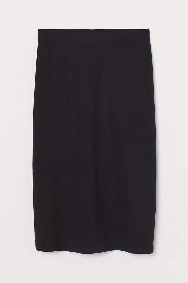Cotton jersey skirt
