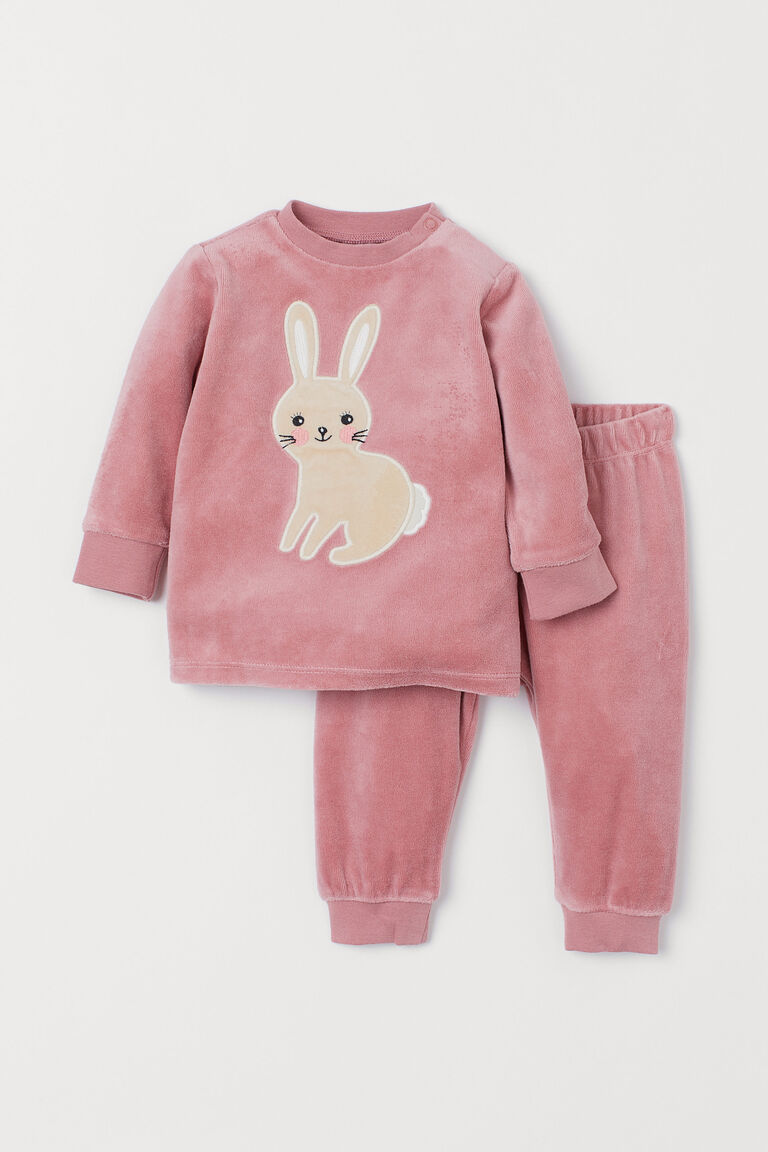 Velour pyjamas