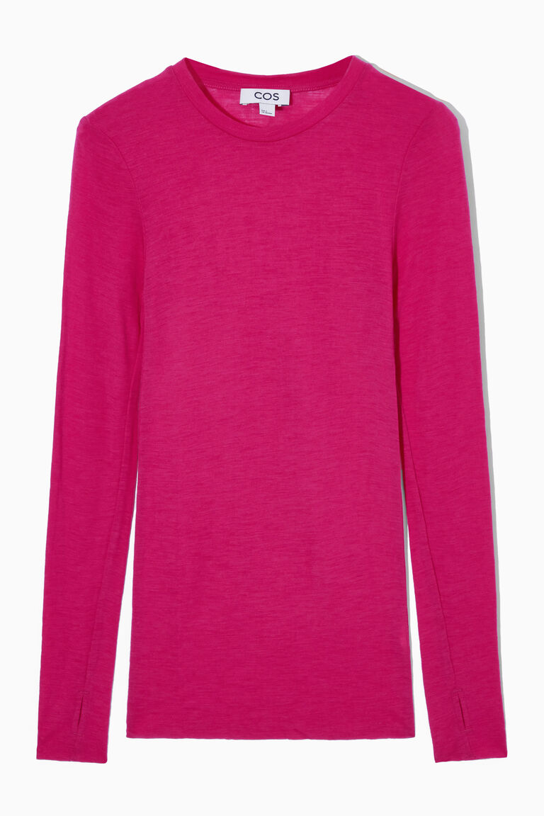 CREWNECK MERINO WOOL TOP