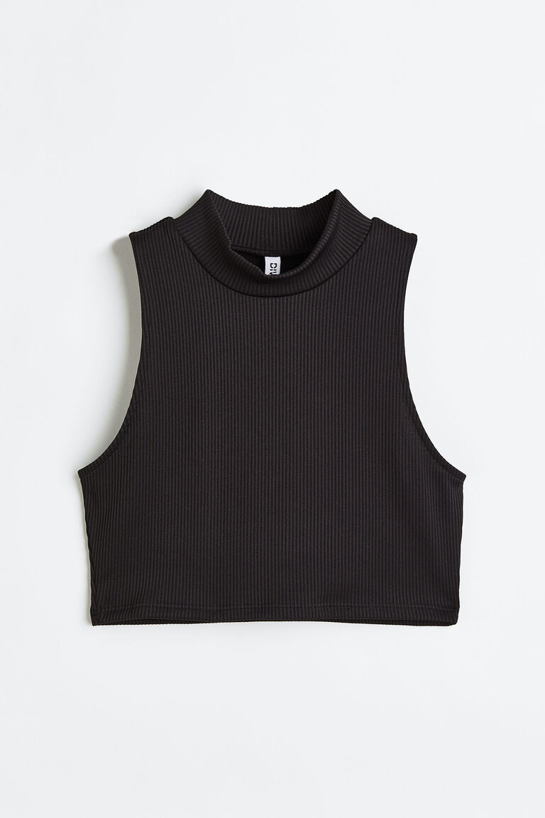 Ribbon Cropped Tops