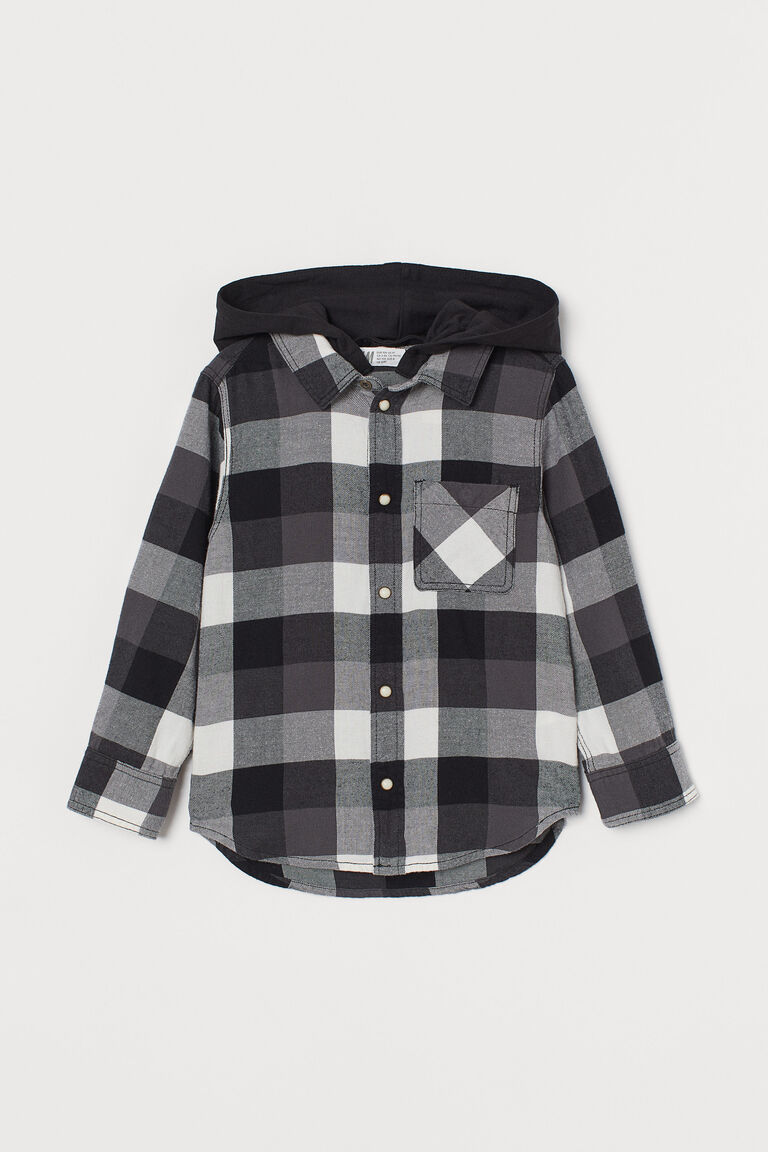 hooded flannel womens
