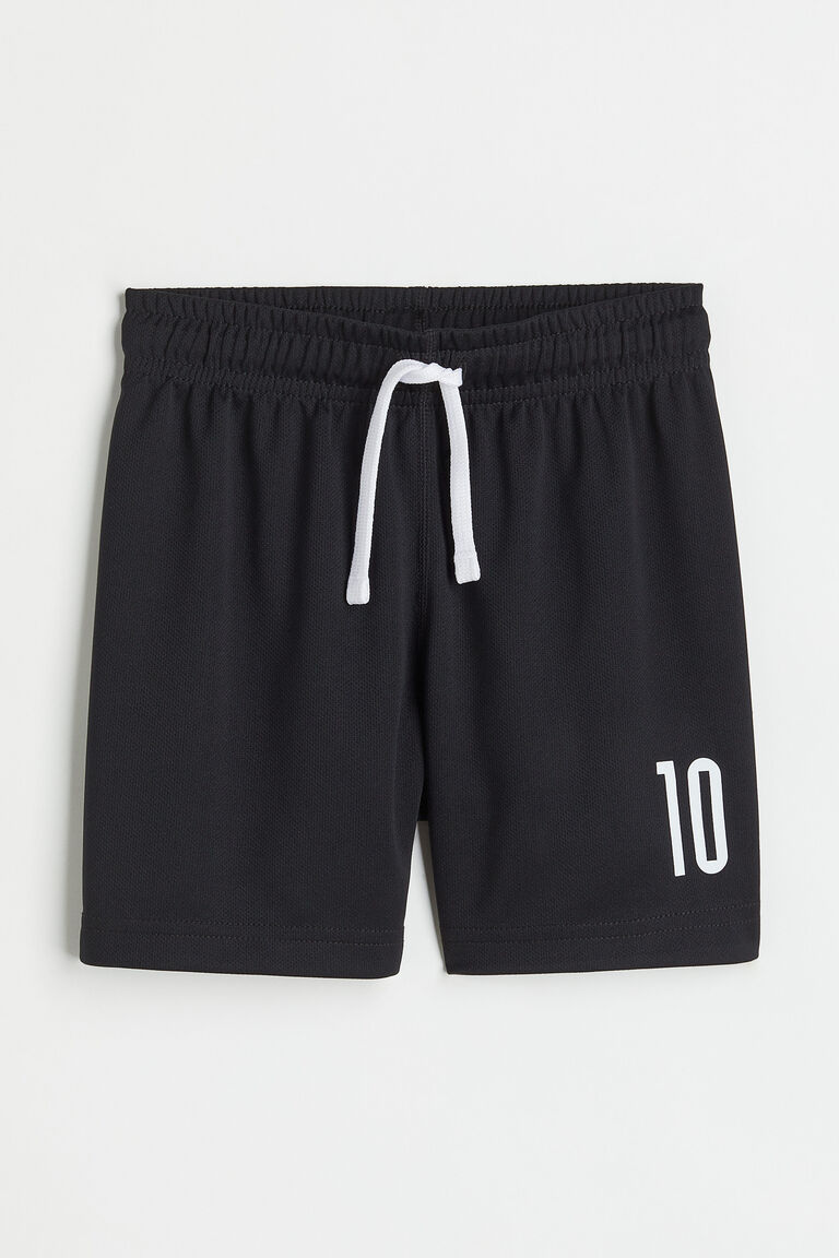 slim fit football shorts
