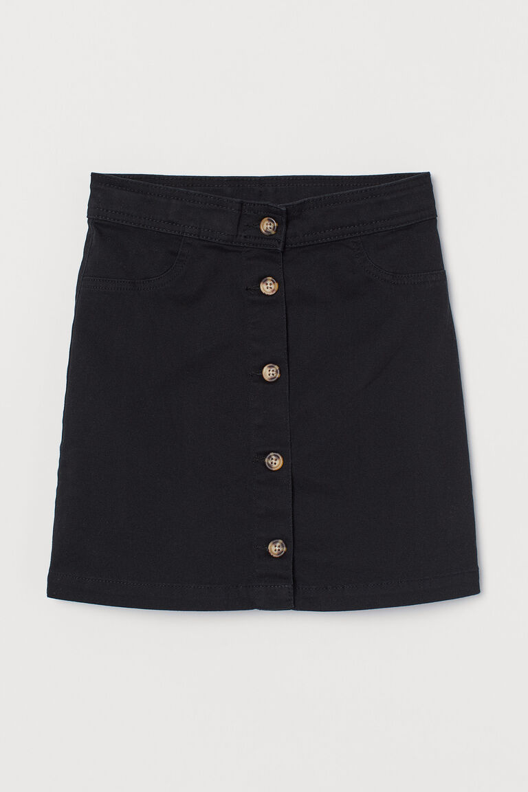 Aline twill skirt