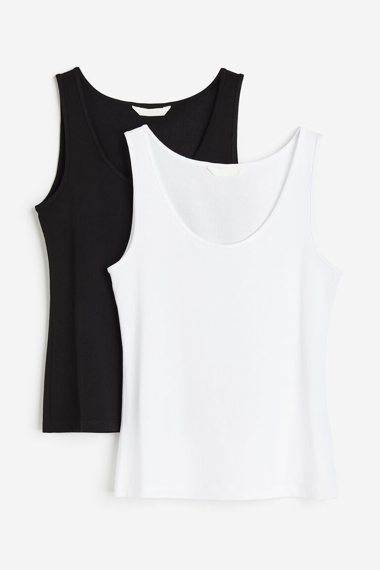 2pack cotton vest tops