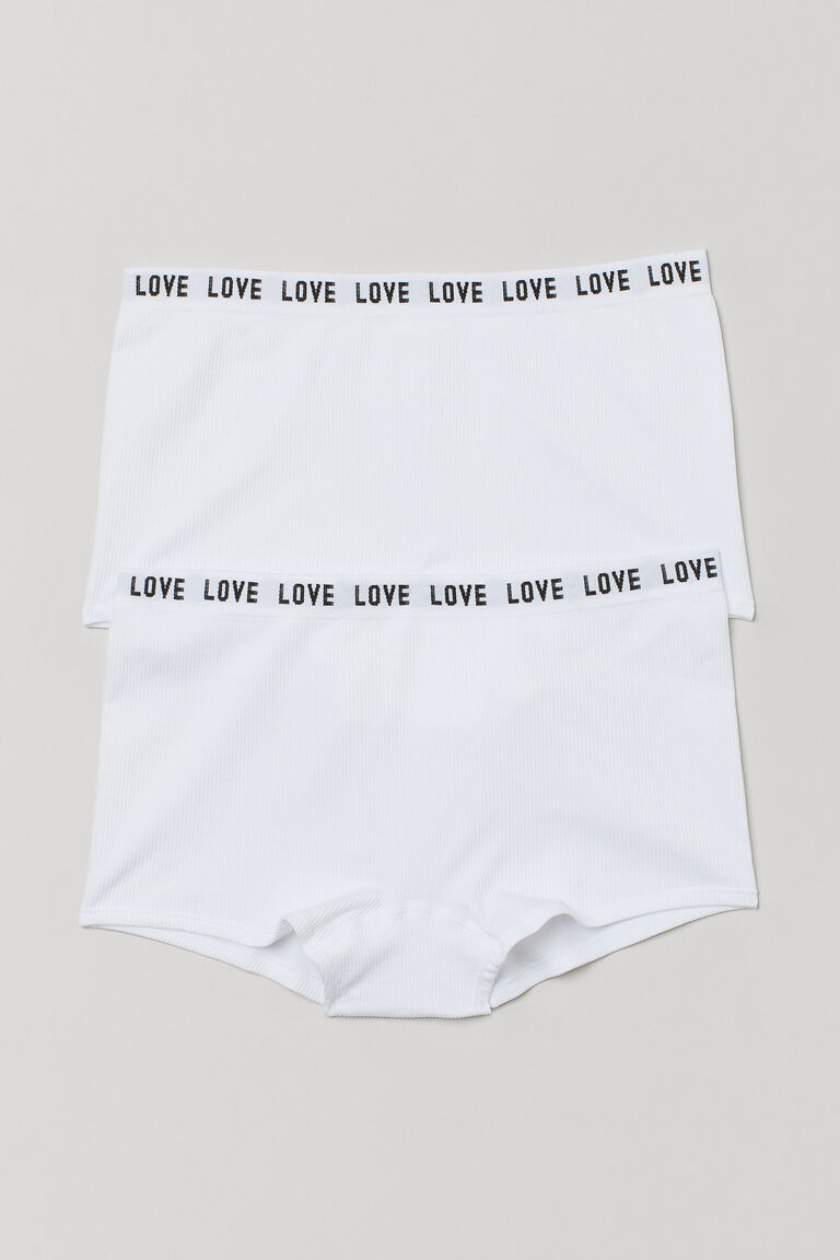 2pack seamless shortie briefs