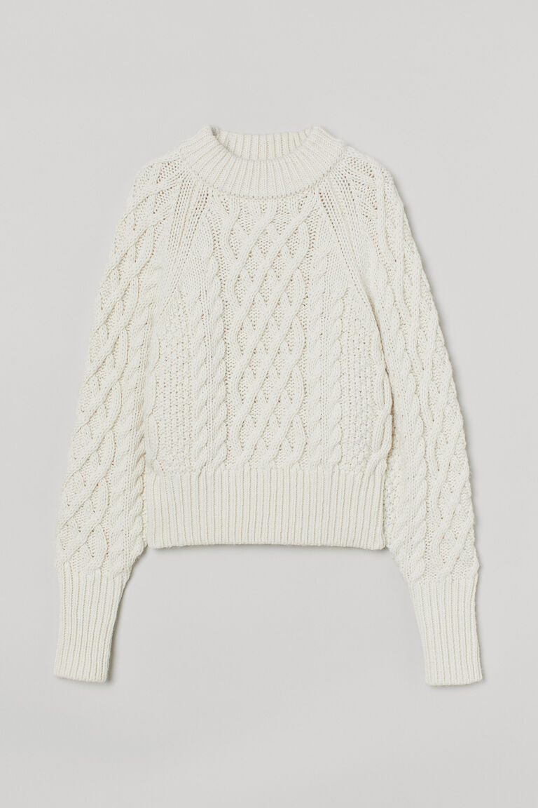 Cableknit jumper