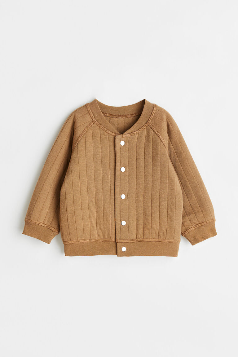 Srallison O Neck Cardigan Knit Knitwear Chimera Melange