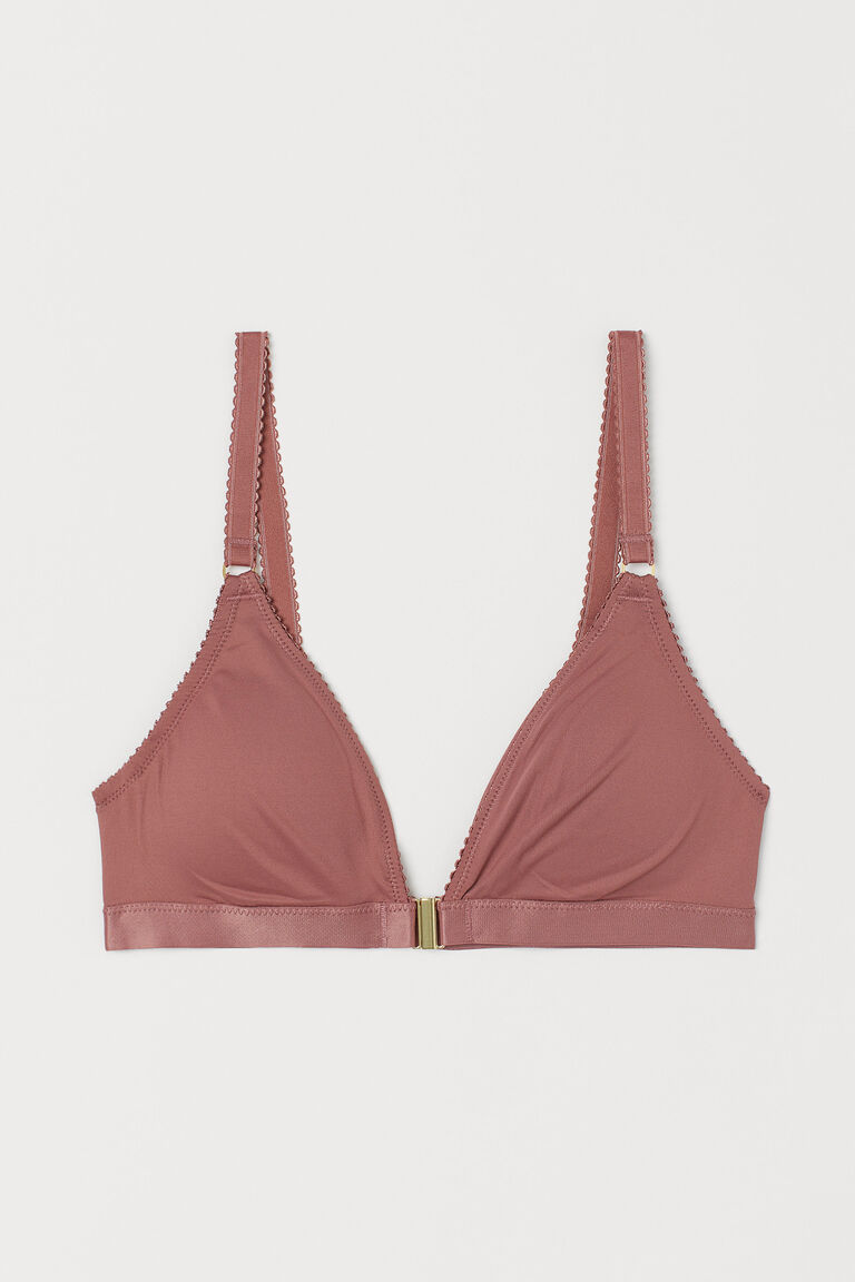Padded jersey bra