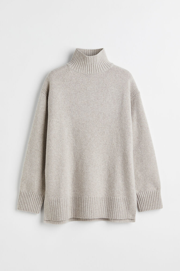 POL Oversized Plaid Thermal V-Neck Top