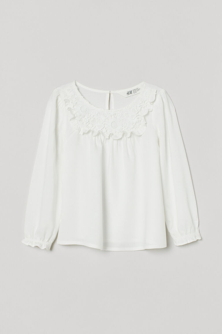 Laceyoke blouse