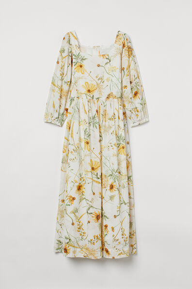 Ankle length tie belt dress h&m Clearance