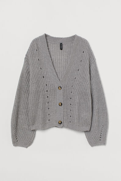 Cardigan with a tie belt Cardigan with a tie belt