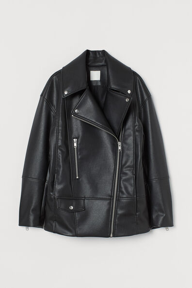 biker leather jacket women