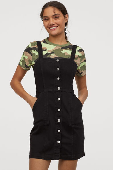 black dress h&m uk
